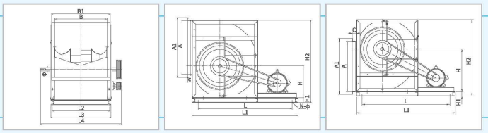 XFM后傾高壓雙進(jìn)風(fēng)套裝風(fēng)機(jī)外觀尺寸1 XFM后傾高壓雙進(jìn)風(fēng)套裝風(fēng)機(jī)外觀尺寸1